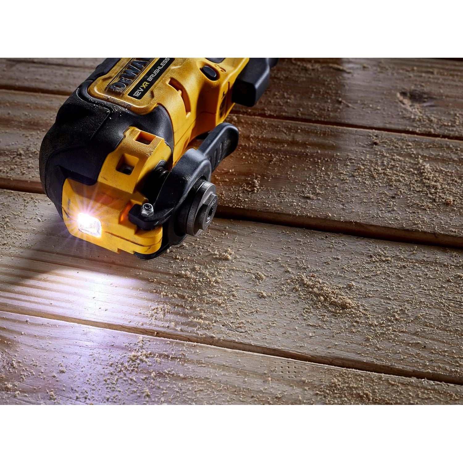 DEWALT DCS353D2 12V XR Brushless Oscillating Multi-Tool – 2 x 2.0Ah Batteries, Charger & Case – Yellow